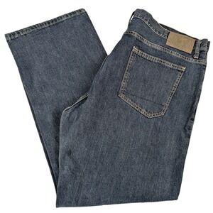 Nautica Jeans Co Mens 42x32 Relaxed Fit Medium Wash Blue Denim Jeans 100% Cotton